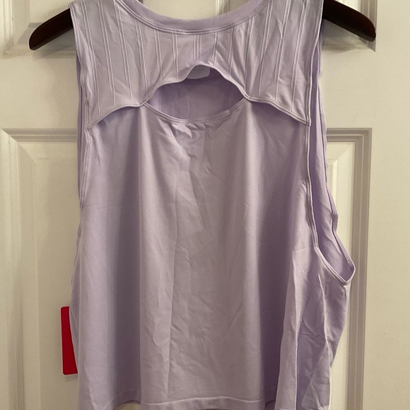 Ryka Seamless Cropped Tank Top - NWT - Size XL - Purple - Picture 8 of 11